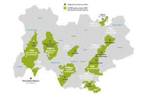 Carte-des-10-PNR Région (Agrandir l'image).