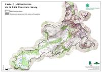 Délimitation de la RNNCS (Agrandir l'image).