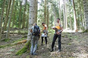 agents de la Coopérative forestière de Bourgogne Limousin (Agrandir l'image).